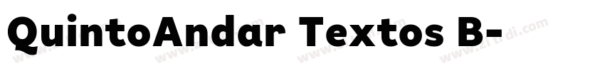 QuintoAndar Textos B字体转换